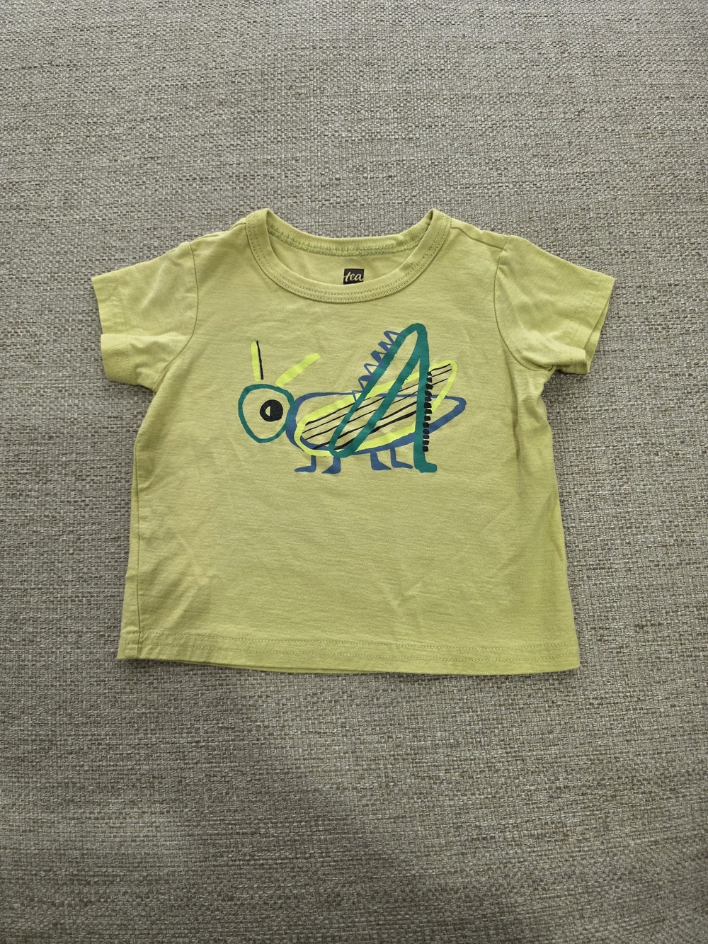 Tea Collection Yellow-Green Grasshopper Graphic Tee